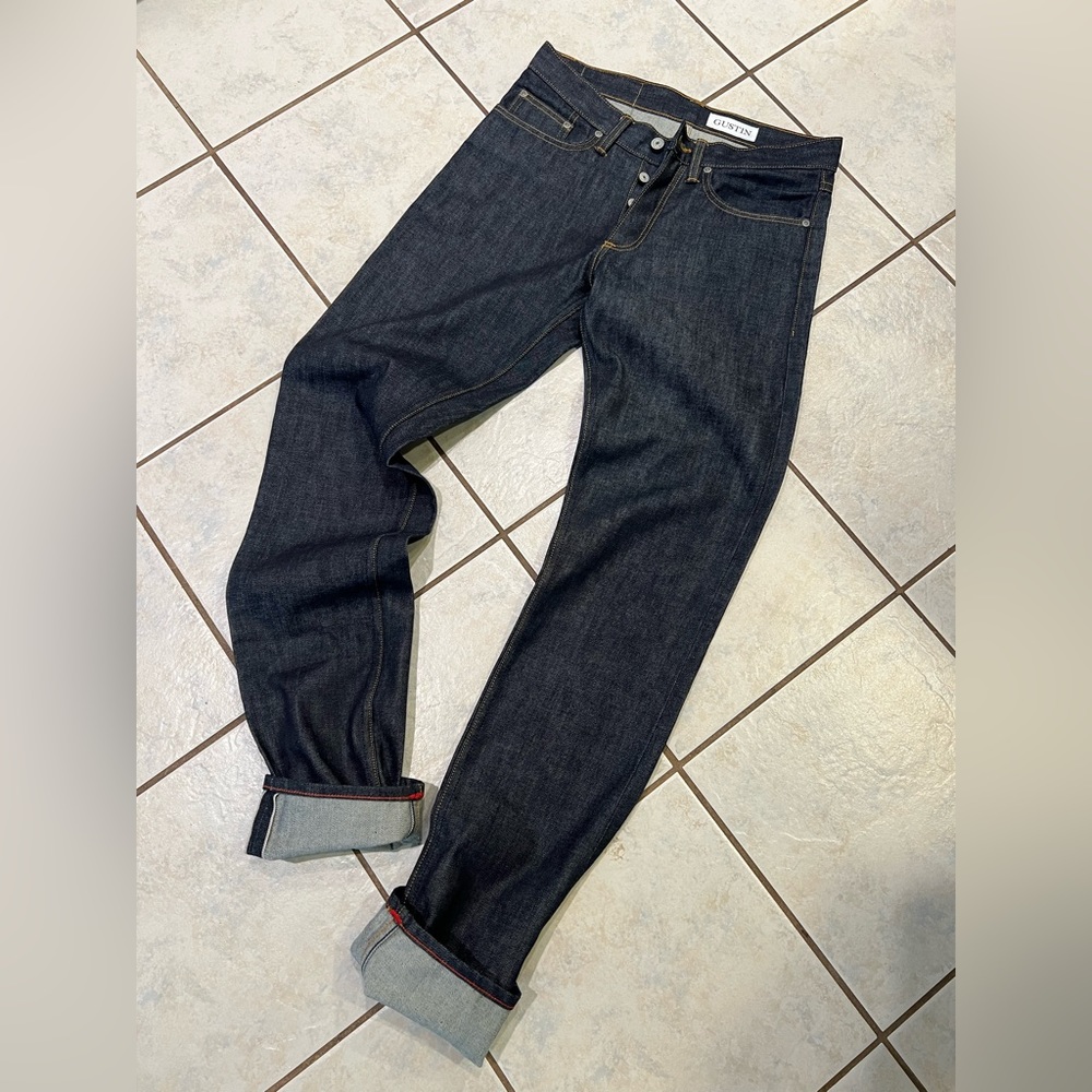 Gustin #68 THE GREENSBORO DEADSTOCK Cone Mills selvage raw denim